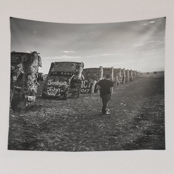Item preview, Vintage BW Cadillac Ranch  designed and sold by Craig Kauzmann.