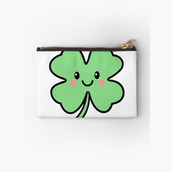 Item preview, Cute Smiling Clover Kawaii Shamrock designed and sold by theartfulaspie.