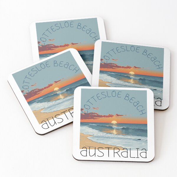 Item preview, Cottesloe Beach - Australia (with Black Lettering) designed and sold by VelvetRoom.