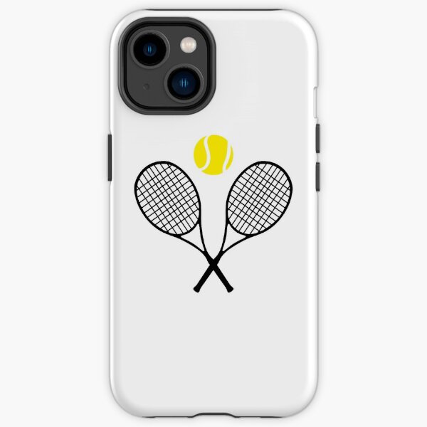 Tennis - Tennisschläger und Ball iPhone Robuste Hülle