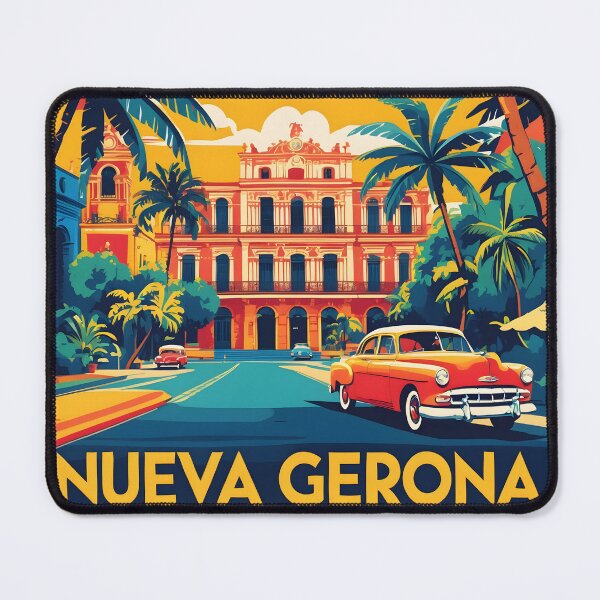 Item preview, Nueva Gerona Cuba Vintage Travel Tourism designed and sold by TravelersGems.