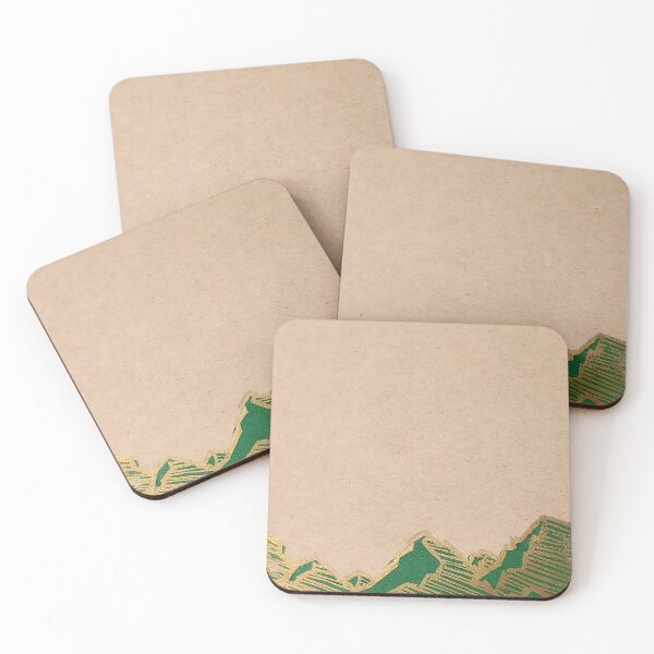 Item preview, Eternal Mountains - Andean Art in Engraving and Collage - Green designed and sold by Luis Naters.