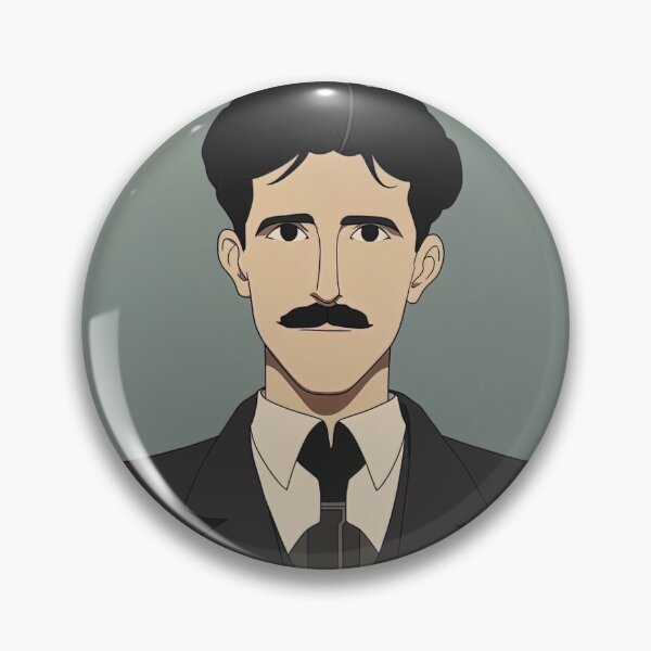 Item preview, Nikola Tesla | Anime style designed and sold by ComicsFactory.