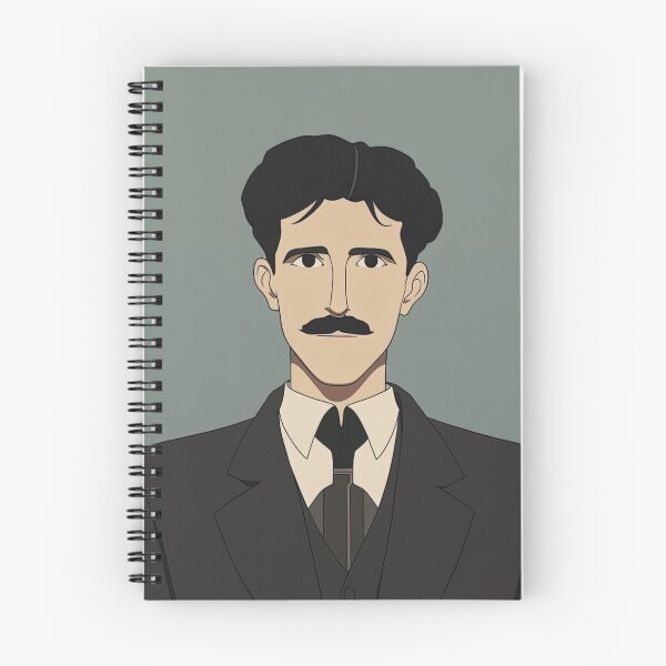 Item preview, Nikola Tesla | Anime style designed and sold by ComicsFactory.