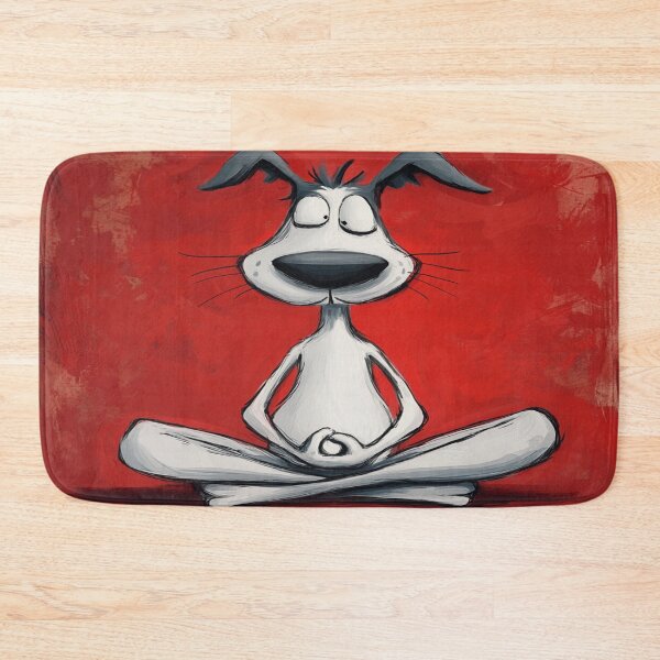 Item preview, A Meditating Dog In A Lotus Position designed and sold by anettfaye.