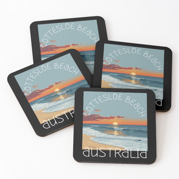 Item preview, Cottesloe Beach - Australia (with White Lettering) designed and sold by VelvetRoom.