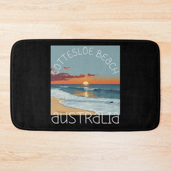 Item preview, Cottesloe Beach - Australia (with White Lettering) designed and sold by VelvetRoom.