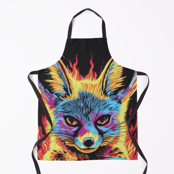 Item preview, Flaming Fennec fox designed and sold by Mystic Wild Studio.