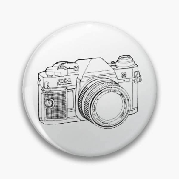 Item preview, Popular 35mm AE-1 Film Camera Drawing  designed and sold by Film Camera Nerds.