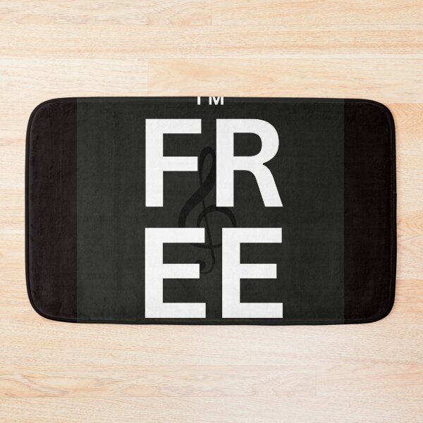 Item preview, I'm Free With Music Graphic designed and sold by BrightrDayMusicArt.