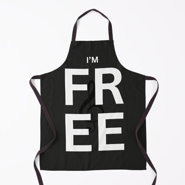 Item preview, I'm Free With Music Graphic designed and sold by BrightrDayMusicArt.