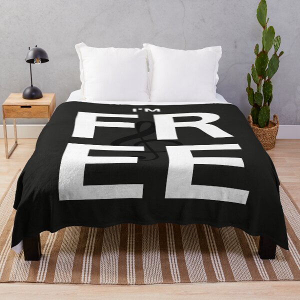 Item preview, I'm Free With Music Graphic designed and sold by BrightrDayMusicArt.