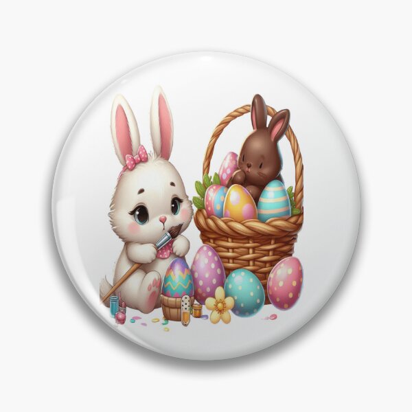 Item preview, "Easter Joy: Adorable Springtime Bunny and Egg Stickers" 1 designed and sold by Sweet Dreams & Fantasia.