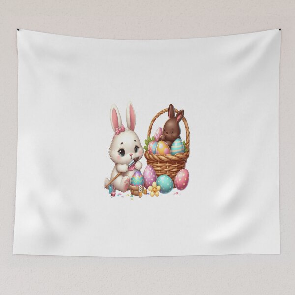 Item preview, "Easter Joy: Adorable Springtime Bunny and Egg Stickers" 1 designed and sold by Sweet Dreams & Fantasia.