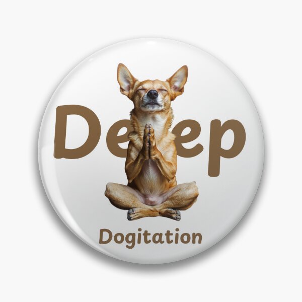 Item preview, Deep Meditative Dog designed and sold by anettfaye.