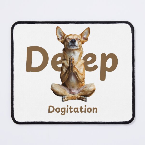 Item preview, Deep Meditative Dog designed and sold by anettfaye.