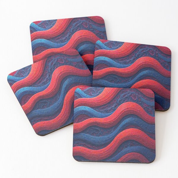 Item preview, Hypnotic Vibrating Waves Pattern designed and sold by JonelleTshirts.