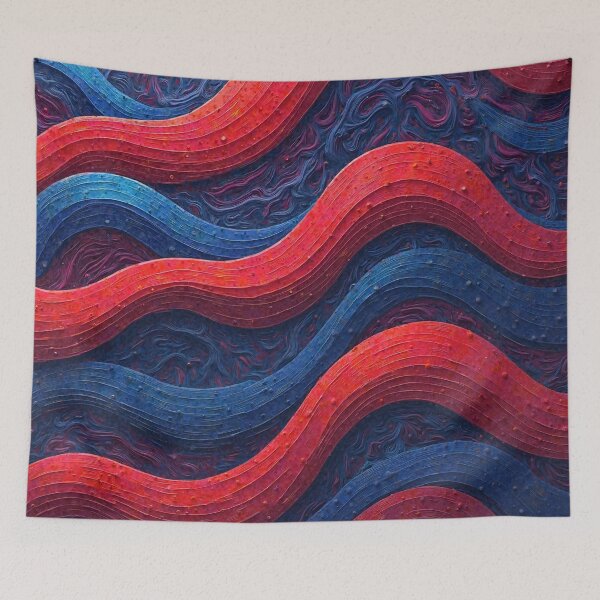 Item preview, Hypnotic Vibrating Waves Pattern designed and sold by JonelleTshirts.