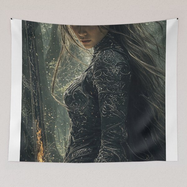 Item preview, Emberblade: The Shadow Valkyrie designed and sold by oanaunciuleanu.