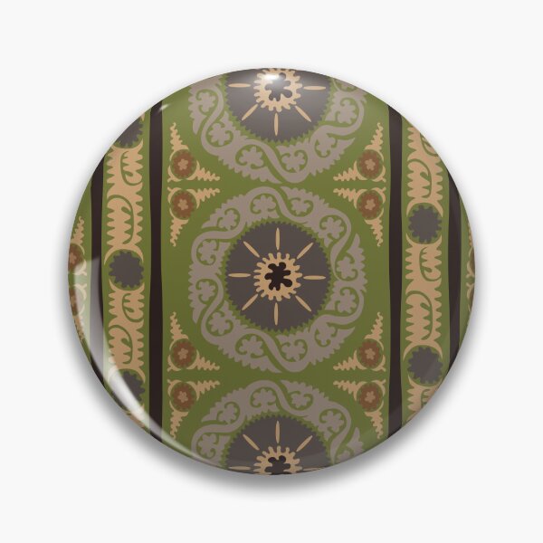 Item preview, Suzani Stripe-Grasslands designed and sold by Pamelandia.