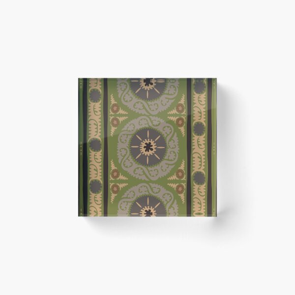 Item preview, Suzani Stripe-Grasslands designed and sold by Pamelandia.