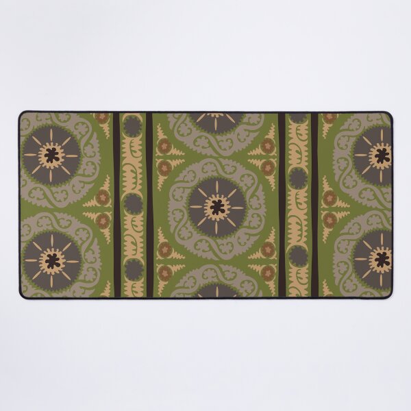 Item preview, Suzani Stripe-Grasslands designed and sold by Pamelandia.