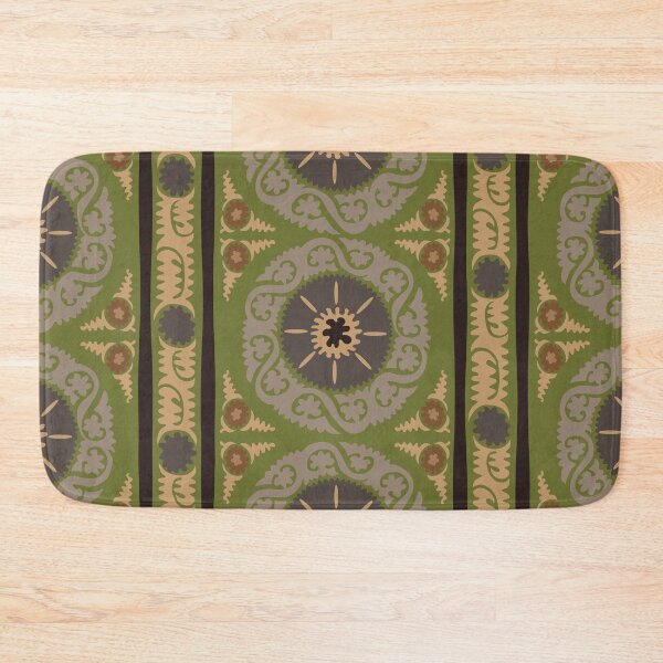 Item preview, Suzani Stripe-Grasslands designed and sold by Pamelandia.