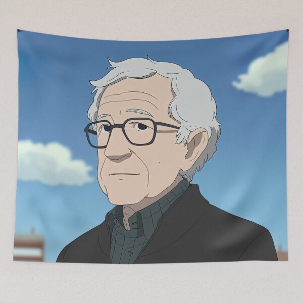 Artikelvorschau, Noam Chomsky | Anime-Stil entworfen und verkauft von ComicsFactory.
