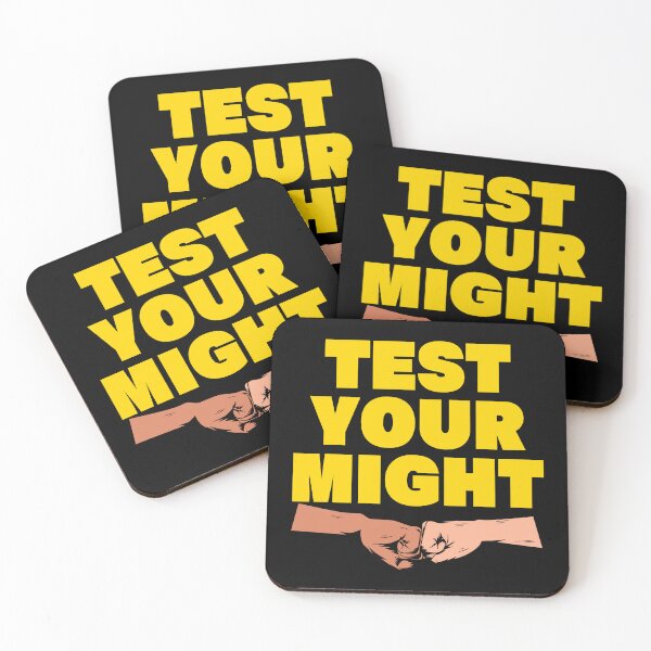 Item preview, Yellow Test Your Might designed and sold by UNK-Fatigues.