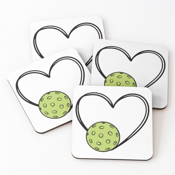 Item preview, Pickleball Heart Sports Graphic designed and sold by theartfulaspie.