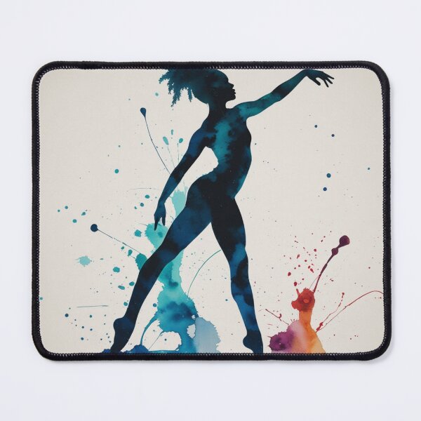 Item preview, "A minimalist yet powerful silhouette of a contemporary dancer designed and sold by Millzsplace.