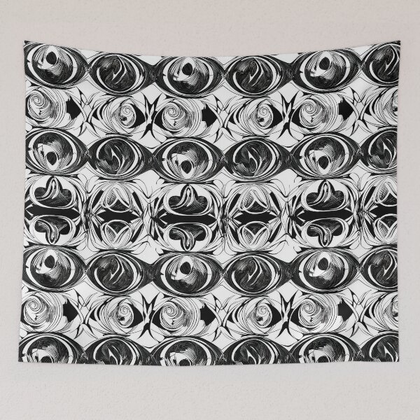 Item preview, High-Contrast Graphic Pattern in Black and White designed and sold by Piotrek0001.