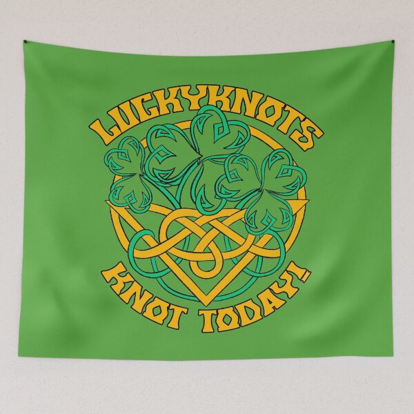 Item preview, Lucky Shamrock with Gaelic Knotwork - Celtic Symbol Clover for Irish Heritage designed and sold by ImaginarStore.