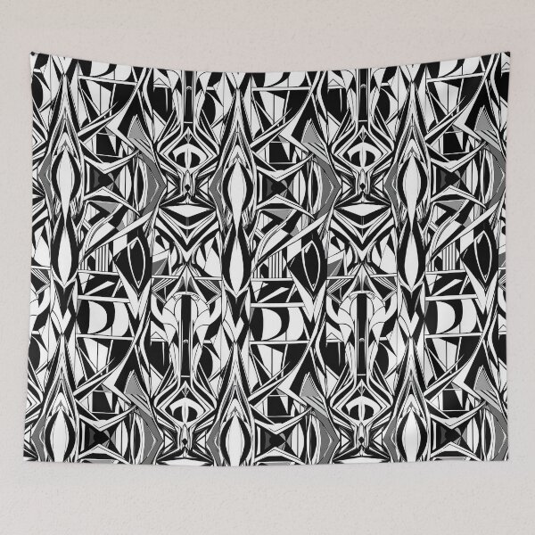 Item preview, Repetitive Abstract Forms in Monochrome designed and sold by Piotrek0001.