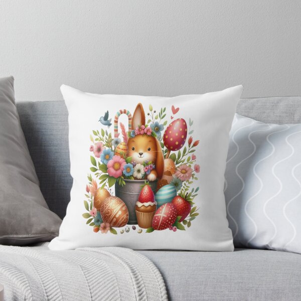 Item preview, "Easter Joy: Adorable Springtime Bunny and Egg Stickers" 8 designed and sold by Sweet Dreams & Fantasia.