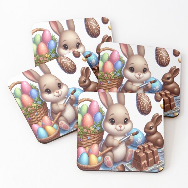 Item preview, "Easter Joy: Adorable Springtime Bunny and Egg Stickers" 9 designed and sold by Sweet Dreams & Fantasia.