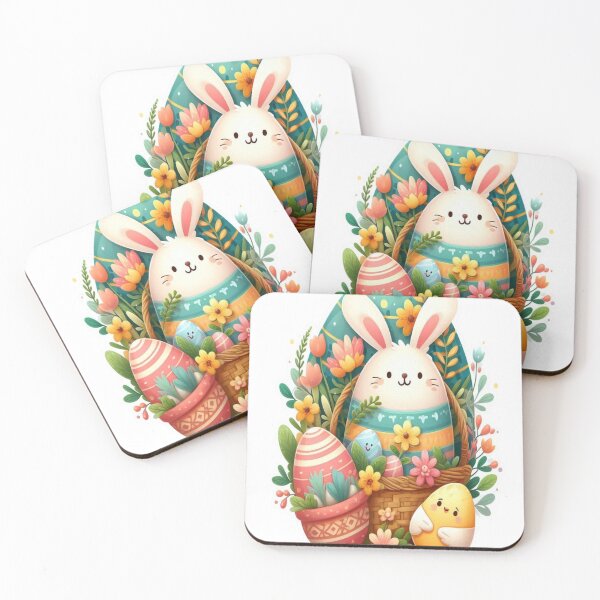 Item preview, "Easter Joy: Adorable Springtime Bunny and Egg Stickers" 10 designed and sold by Sweet Dreams & Fantasia.