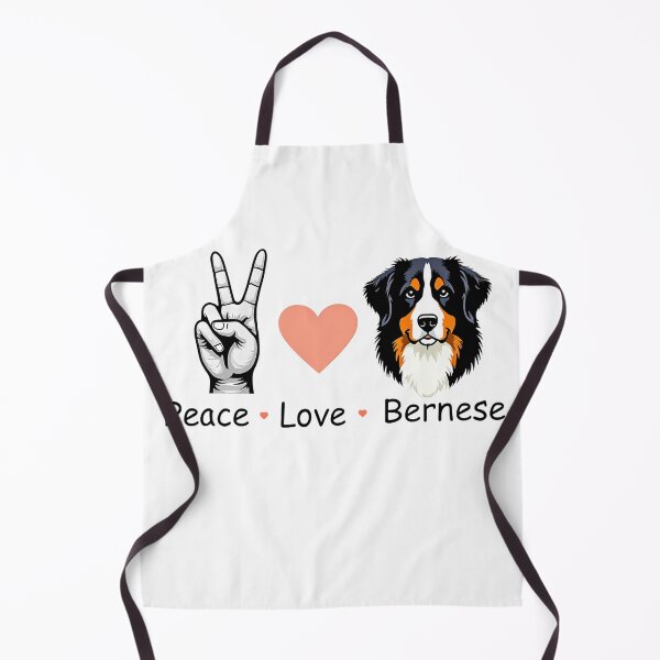 Item preview, bernese mountain dog bernese dog Peace Love Bernese designed and sold by SlocifieShop.