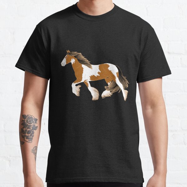 Aperçu de l'œuvre Cheval Irish Cob, Tinker, cheval pie, cheval de trait léger, races de chevaux d'Irlande créée et vendue par WebEquitation®.