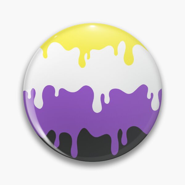 Item preview, Non Binary Drippy Flag designed and sold by Chimerasite.