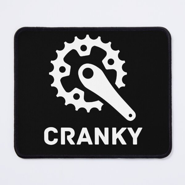 Item preview, Cranky - Cycling t-shirt designed and sold by Trekwise Apparel.