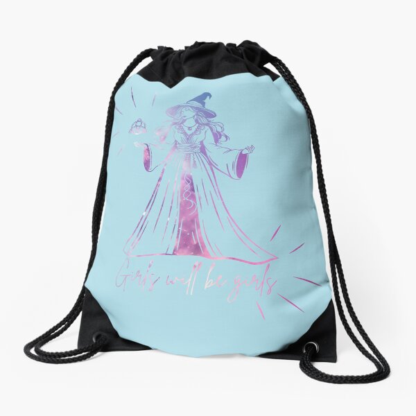 Item preview, Girls Will Be Girls - Witch with Triquetra designed and sold by SpeakBoldly.