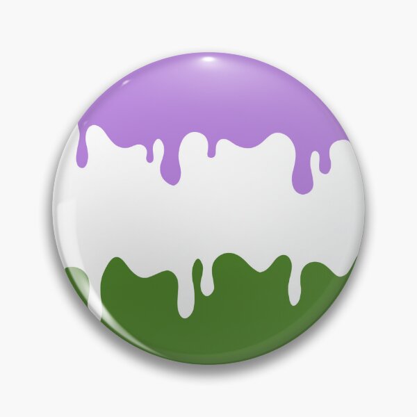 Item preview, Genderqueer Drippy Flag designed and sold by Chimerasite.