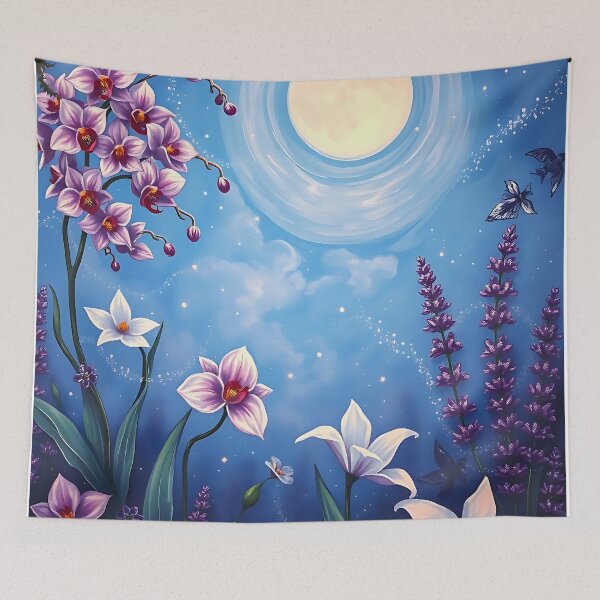 Item preview, Moonlight Flowers #1 designed and sold by MysticalSVK.