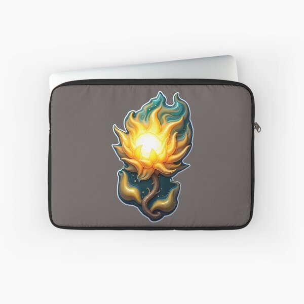 Item preview, Glowing Golden Lotus Flower stickers - Spiritual Fire Print designed and sold by Thread-Verse.