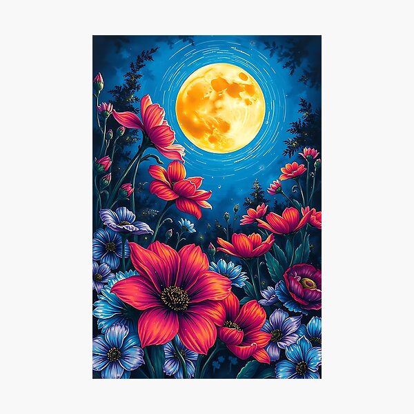 Item preview, Flowers In The Moonlight #2 designed and sold by MysticalSVK.