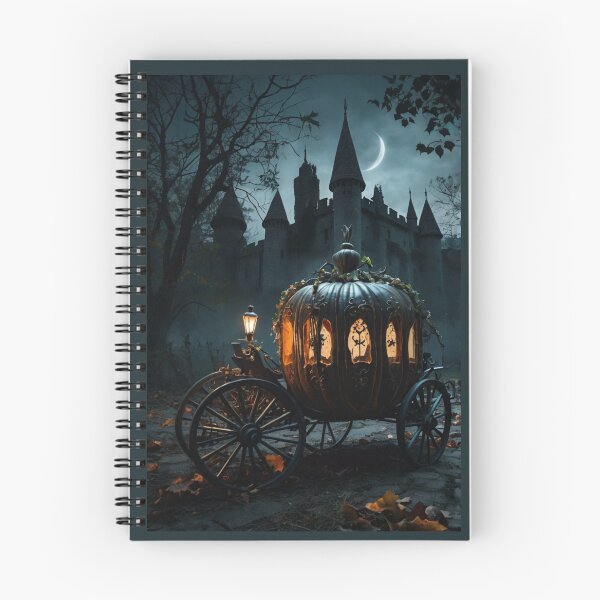 Item preview, Gothic Pumpkin Carriage – Dark Fairytale Cinderella Aesthetic designed and sold by dreamparlor.