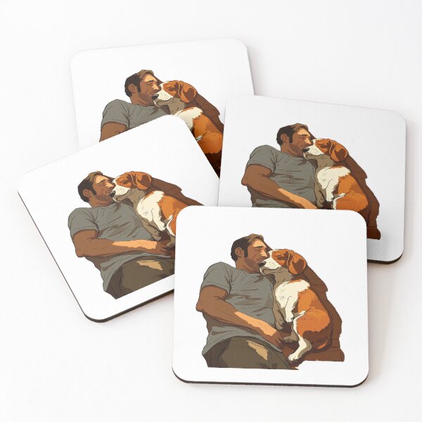 Item preview, Sleeping Basset Hound And Dad designed and sold by anettfaye.