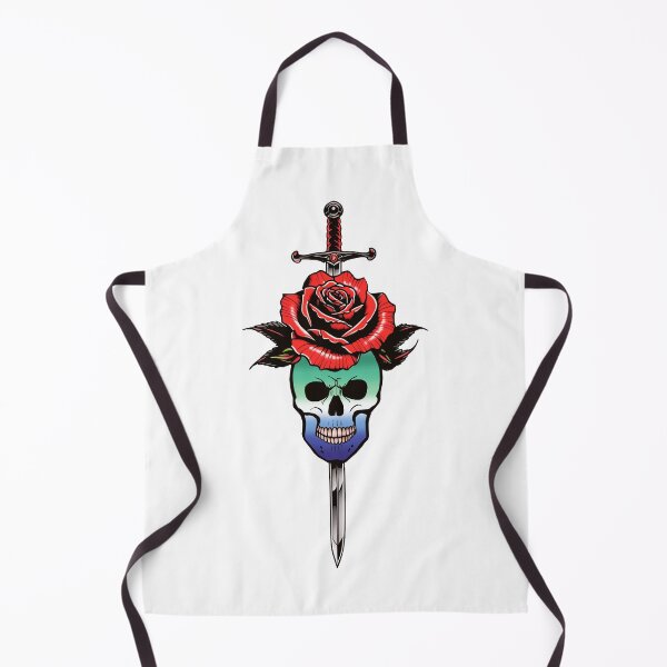 Item preview, Gothic Gay MLM Skull & Rose Dagger – MLM Pride Flag Design designed and sold by Travelslightly.