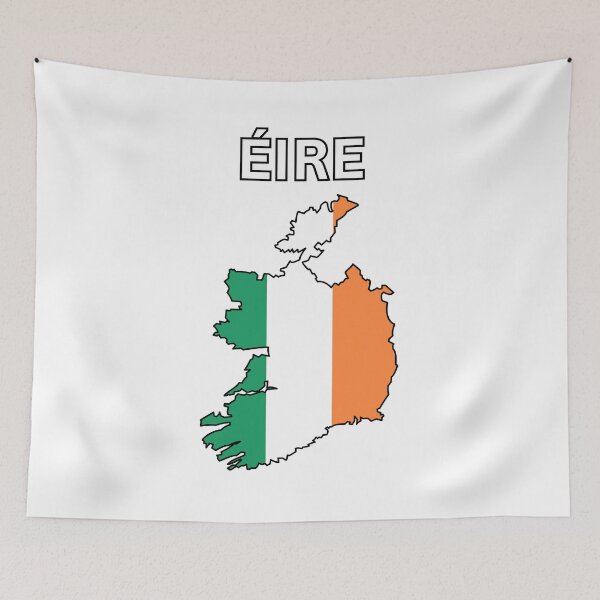 Item preview, Éire Flag Map Design designed and sold by atomstartup.
